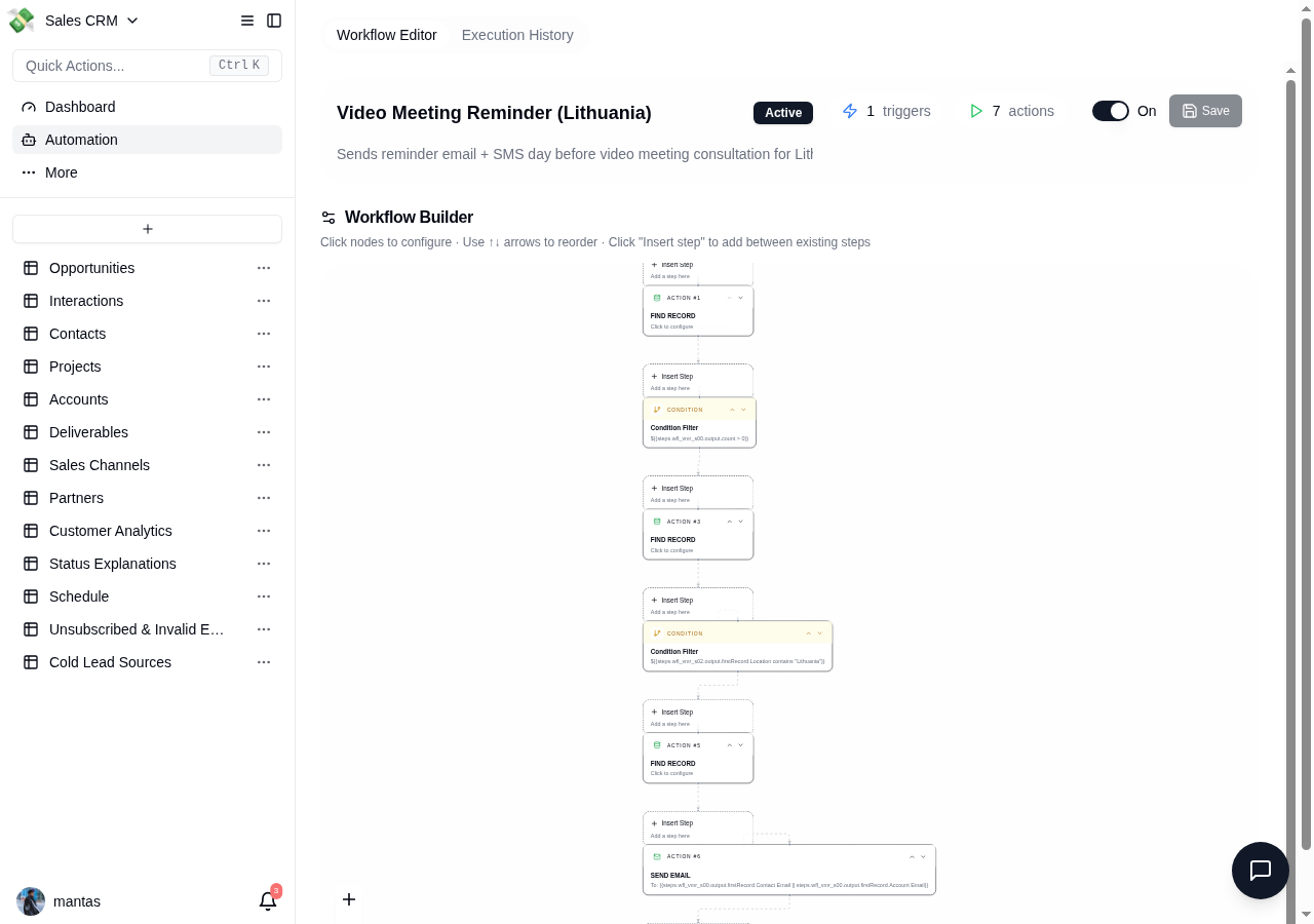 Workflow builder
